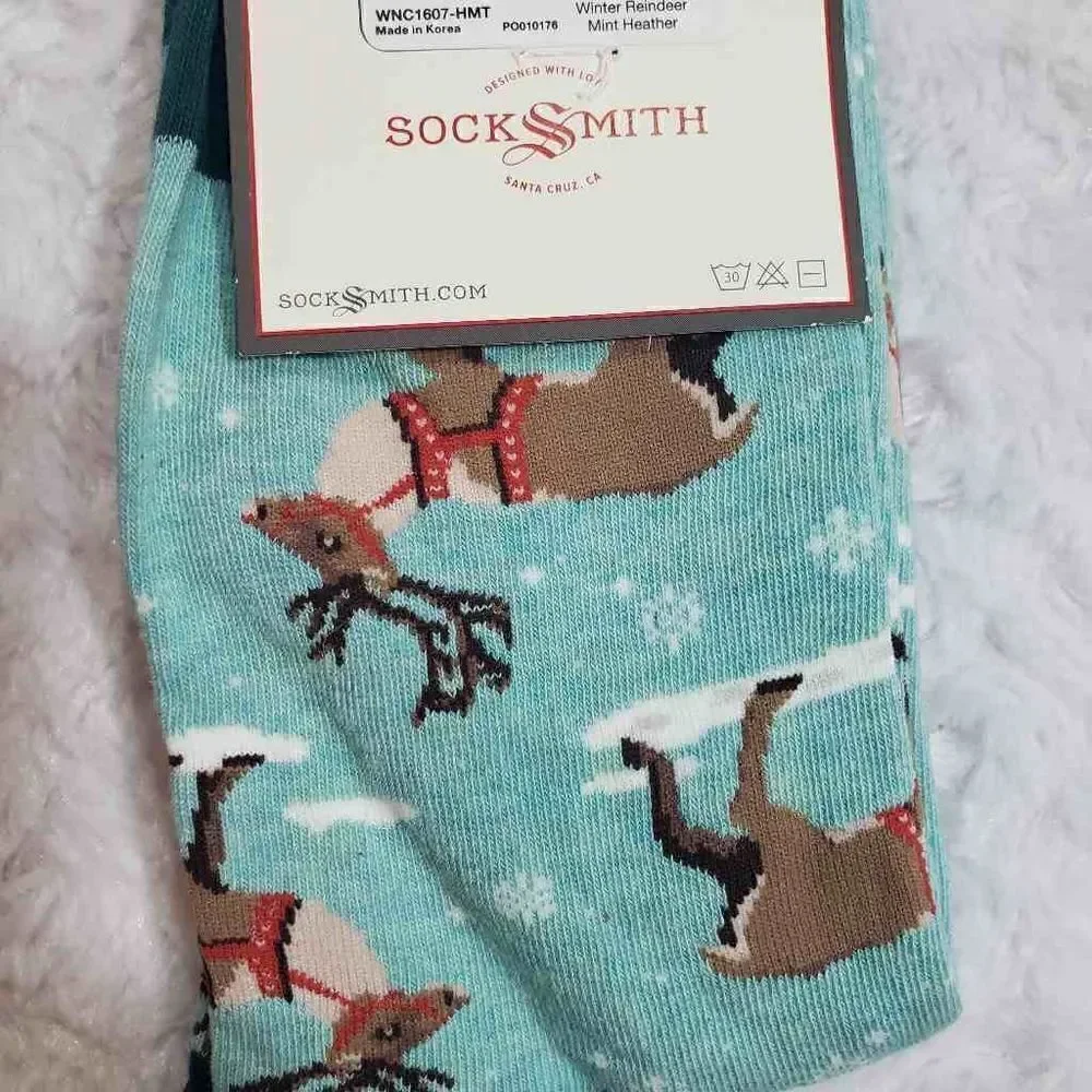 Socksmith nwt reindeer